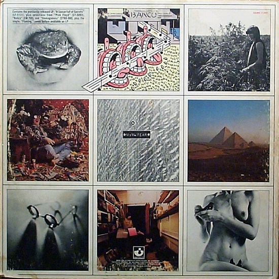 Back cover of Pink Floyd's, A Nice Pair, album